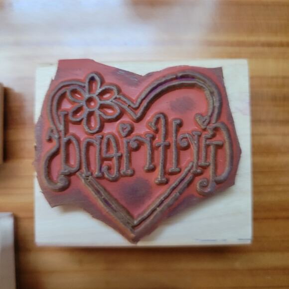 Stampin' Up Girlfriends Rubber Stamp Set 2002 Vintage Craft, Scrapebook, Journal - Picture 5 of 8